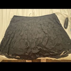Torrid Black Lace Shorts size 3
